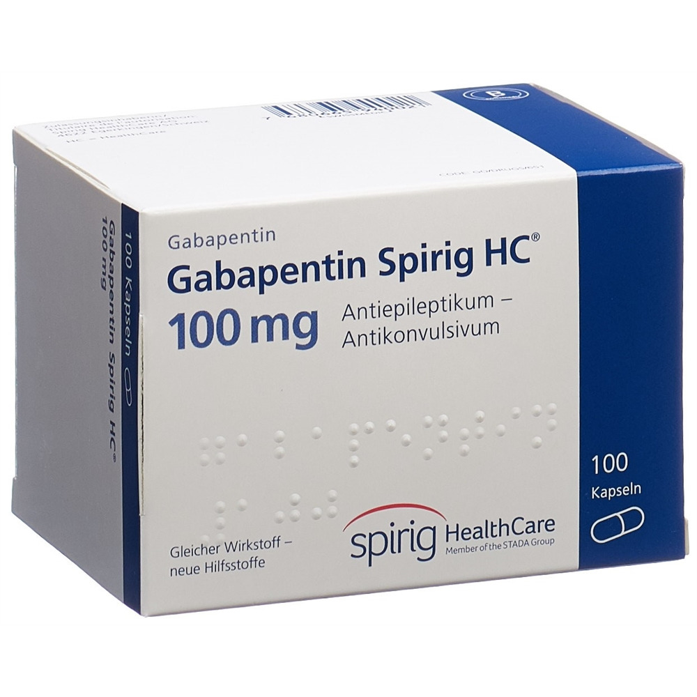 GABAPENTINE Spirig HC 100 mg, Hauptbild