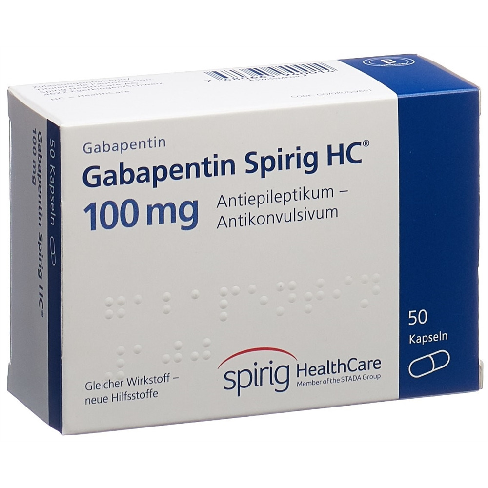 GABAPENTINE Spirig HC 100 mg, Hauptbild