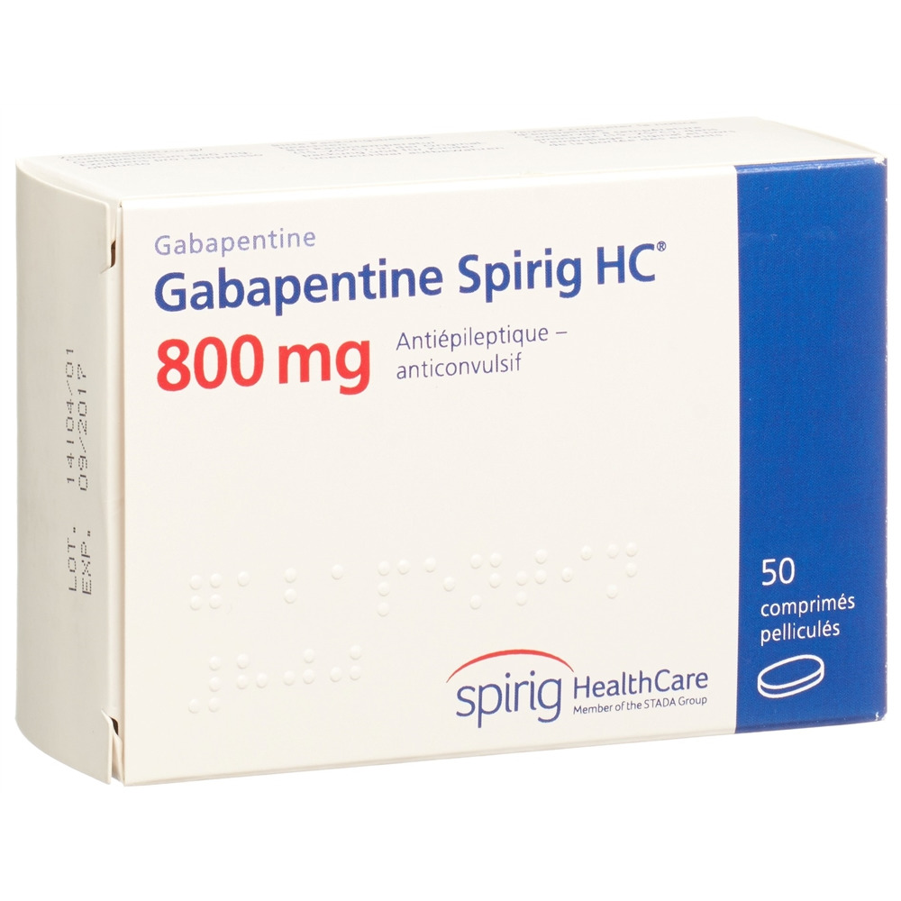 GABAPENTINE Spirig HC 800 mg, image 2 sur 2