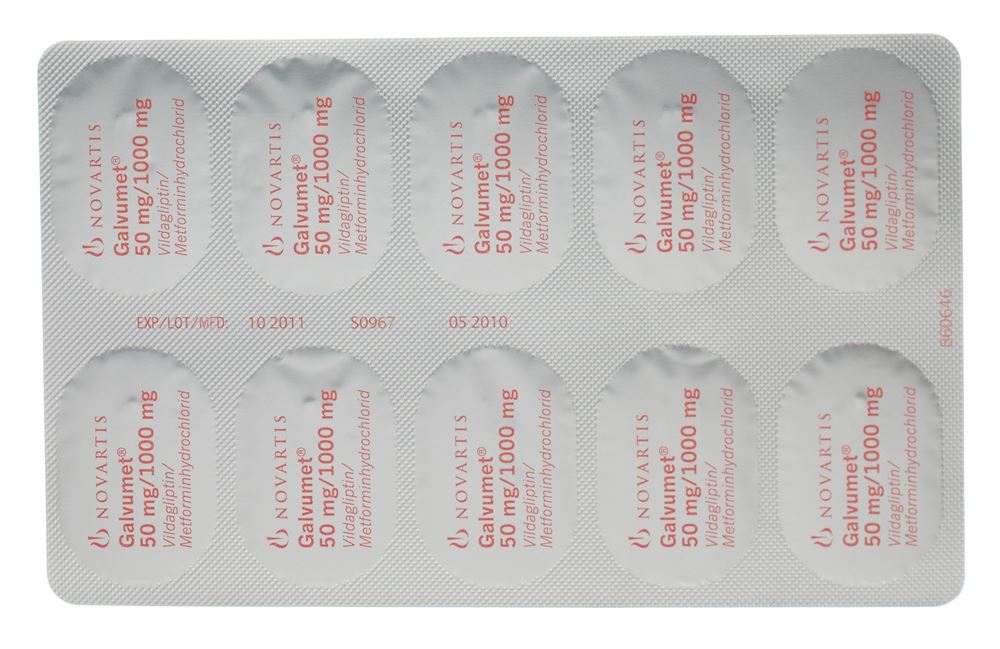 GALVUMET cpr pell 50/1000 mg blist 60 pce, image 2 sur 2