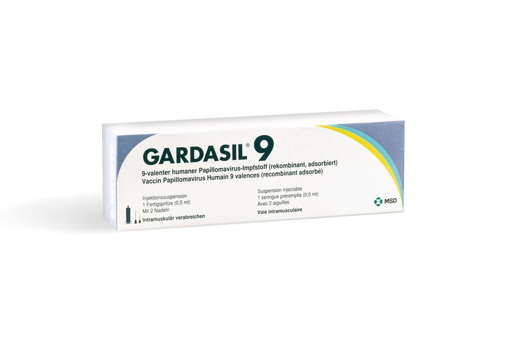 Gardasil Inj Susp in Fertigspritze Fertspr 0.5 ml, Hauptbild