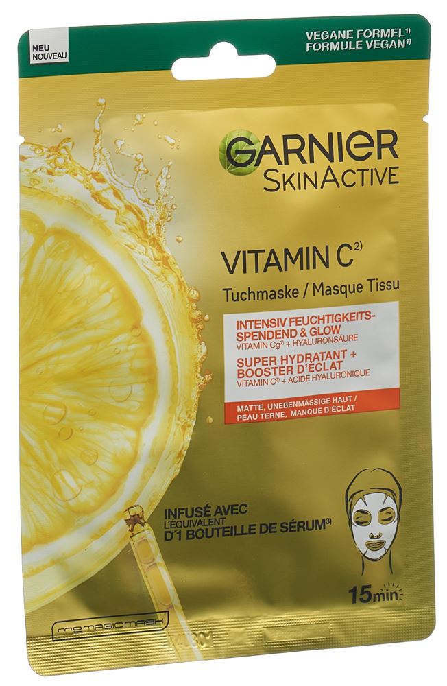 GARNIER Glow Tuchmaske