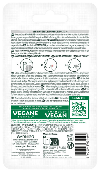 GARNIER Patch Anti-Boutons 8H Invisible, image 2 sur 2