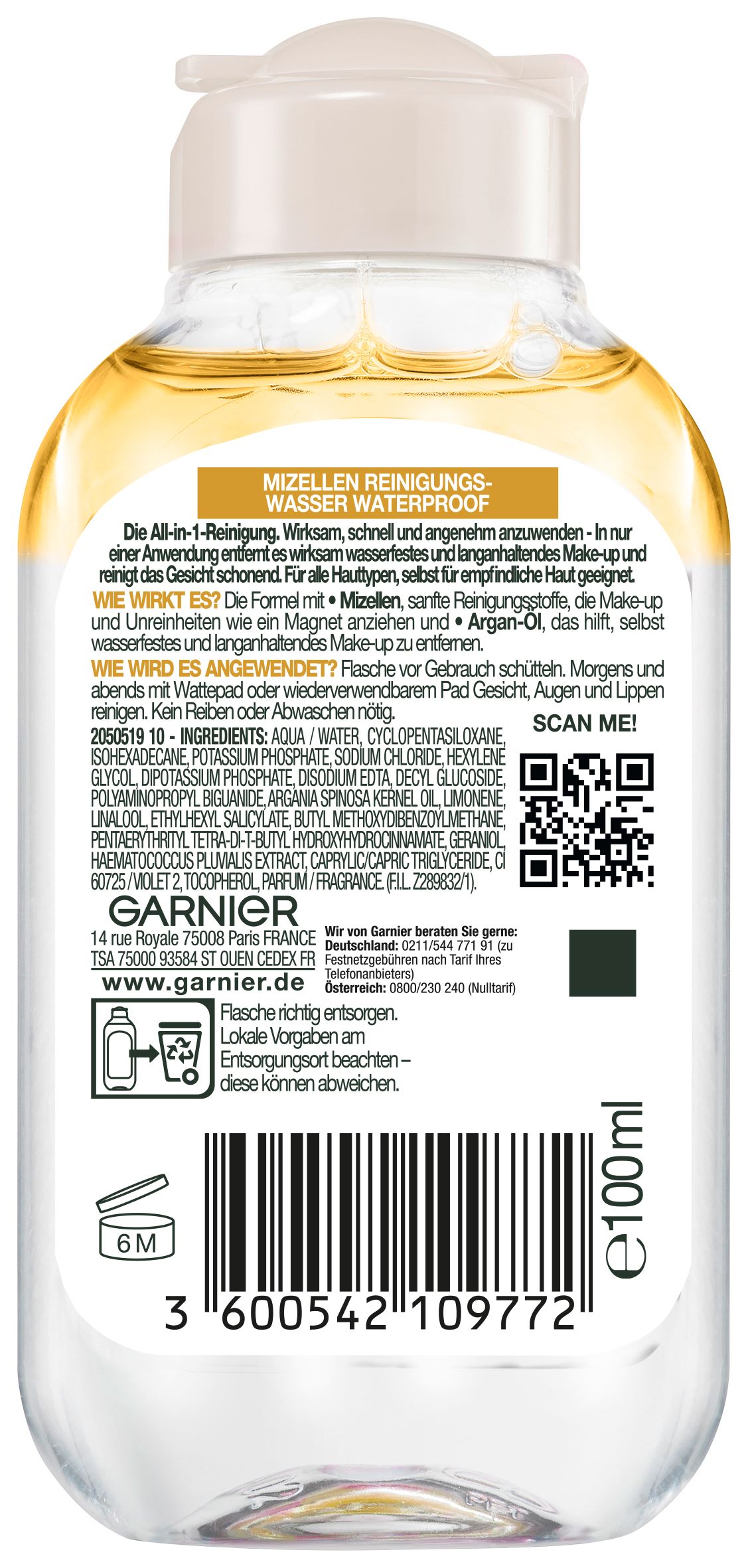 GARNIER SkinActive Mizellenreinigungswasser A-in-1, Bild 2 von 2