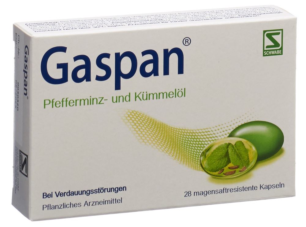GASPAN caps moll gastro-résistantes blist 28 pce