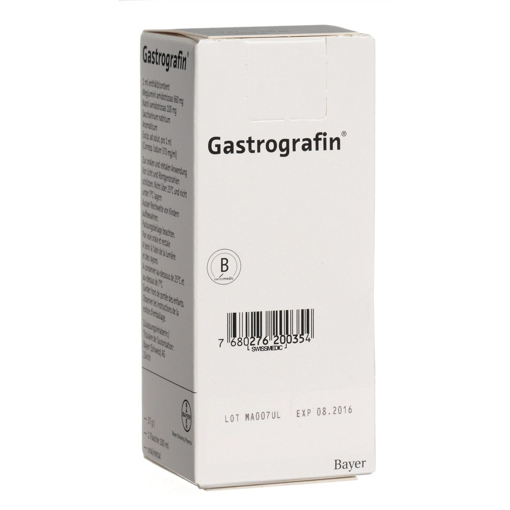 GASTROGRAFIN sol fl 100 ml, image 2 sur 2