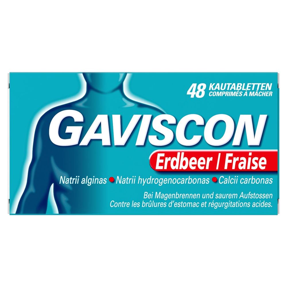 GAVISCON Kautabl Erdbeer Blist 48 Stk