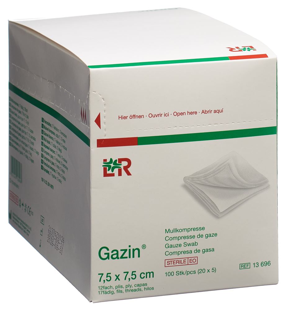 GAZIN compresses de gaze, image principale