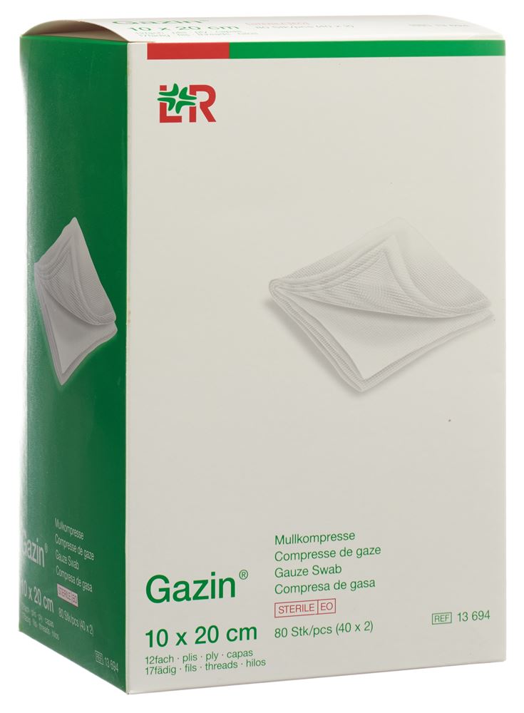 GAZIN compresses de gaze set
