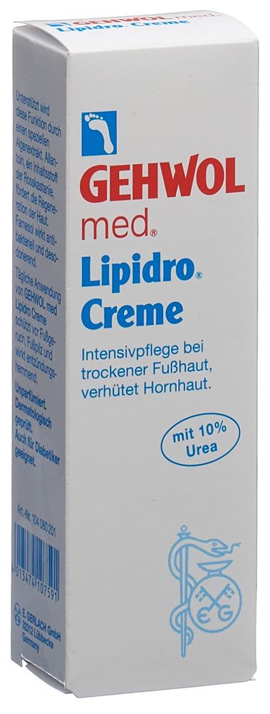 med Lipidro-Creme mit 10% Urea