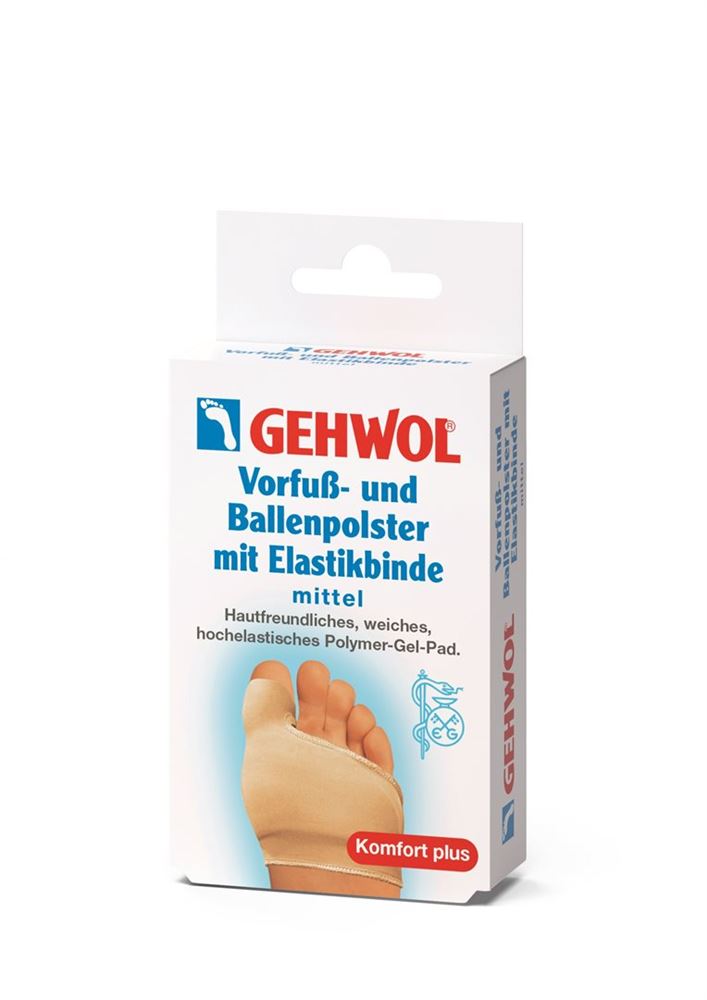 GEHWOL Vorfuss- und Ballenpolster mit Elastikbinde, image principale