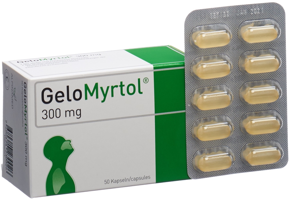 GELOMYRTOL Weichkaps 300 mg Blist 50 Stk, Bild 2 von 3