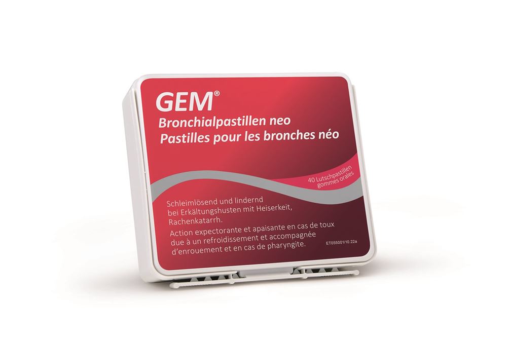 GEM pastilles pour les bronches néo