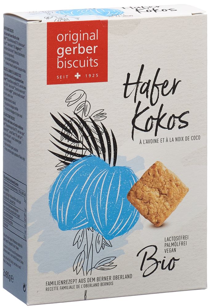 Gerber Biscuits à l'avoine et niox de coco