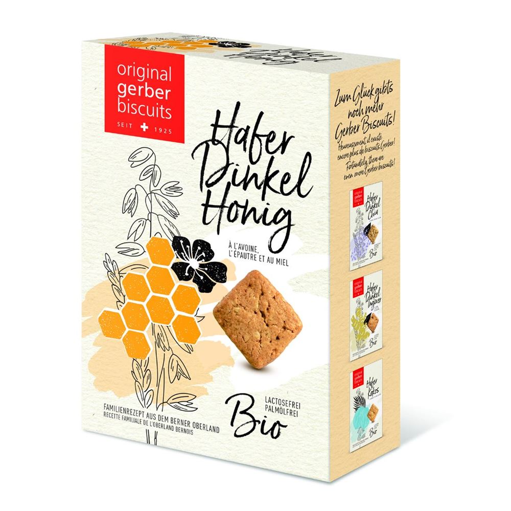 Gerber Hafer Dinkel Honig Biscuits, Hauptbild