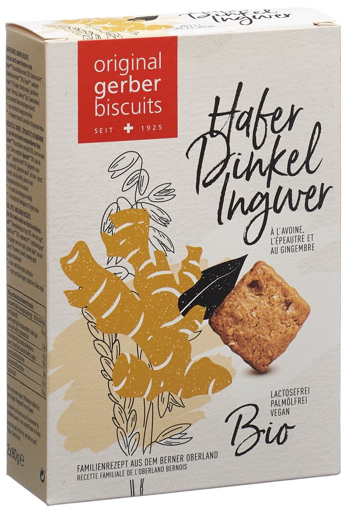 Gerber Hafer Dinkel Ingwer Biscuits, Hauptbild