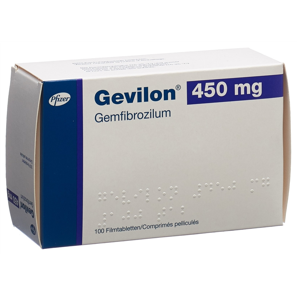 Gevilon Filmtabl 450 mg Blist 100 Stk, Hauptbild