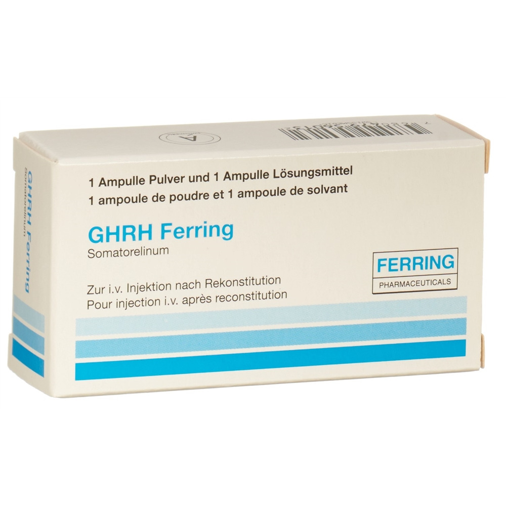 GHRH FERRING subst sèche 50 mcg avec solvant amp 1 pce, image principale