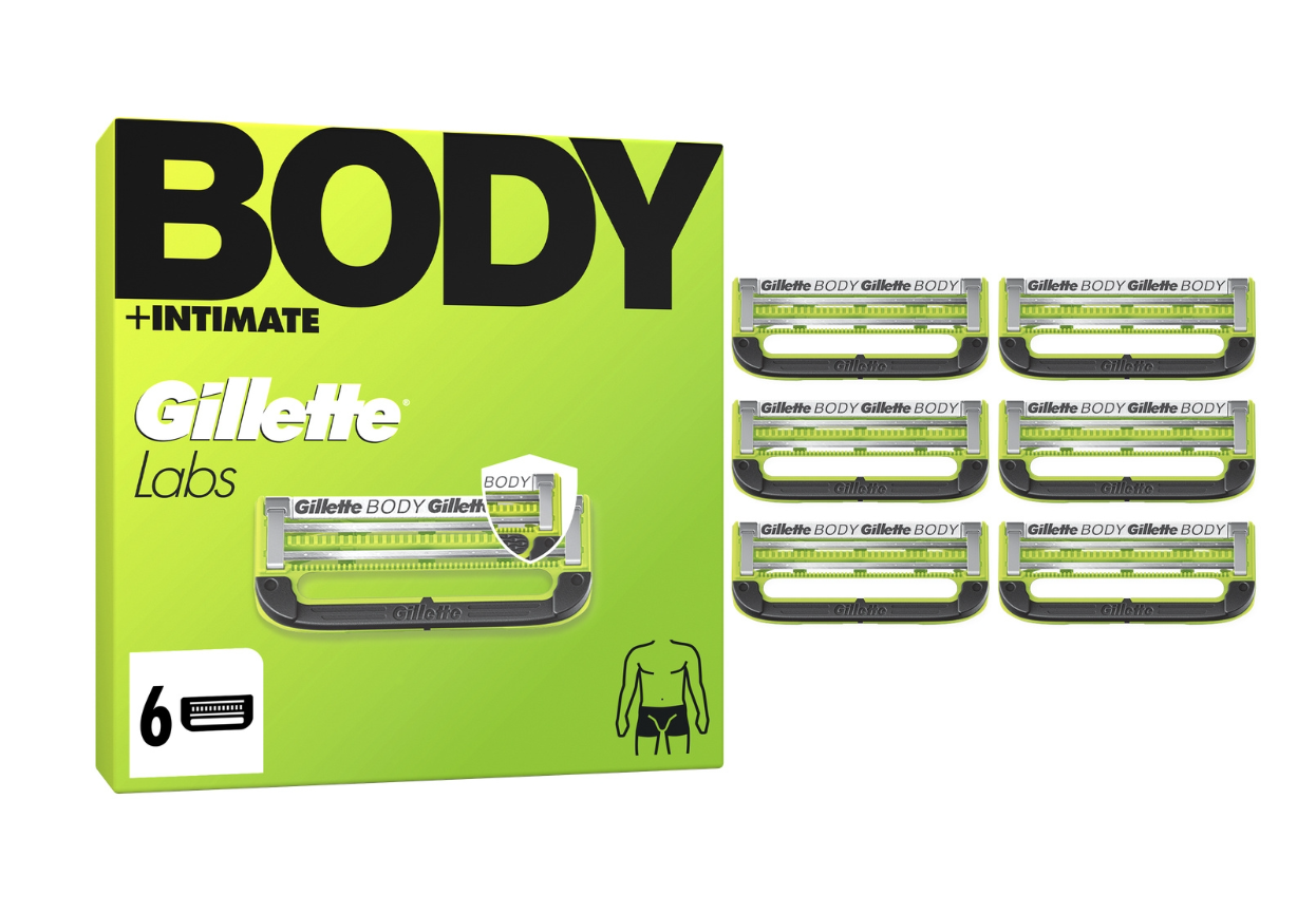 Gillette Labs Body + Intimate lames de rasoir