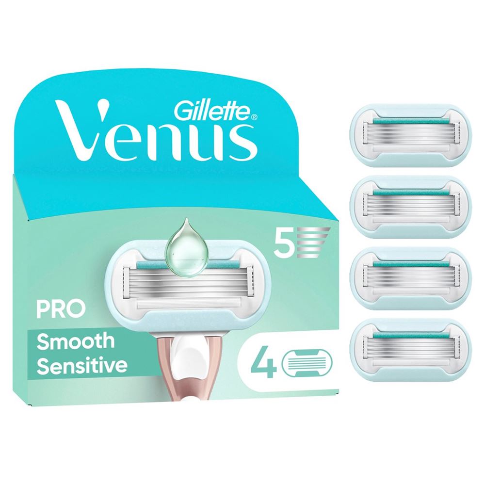 Gillette Venus Pro Smooth Sensitive lames ras, image 2 sur 3