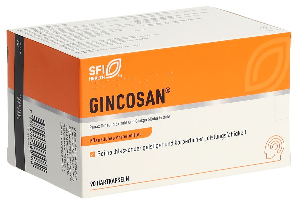 GINCOSAN caps blist 90 pce, image principale
