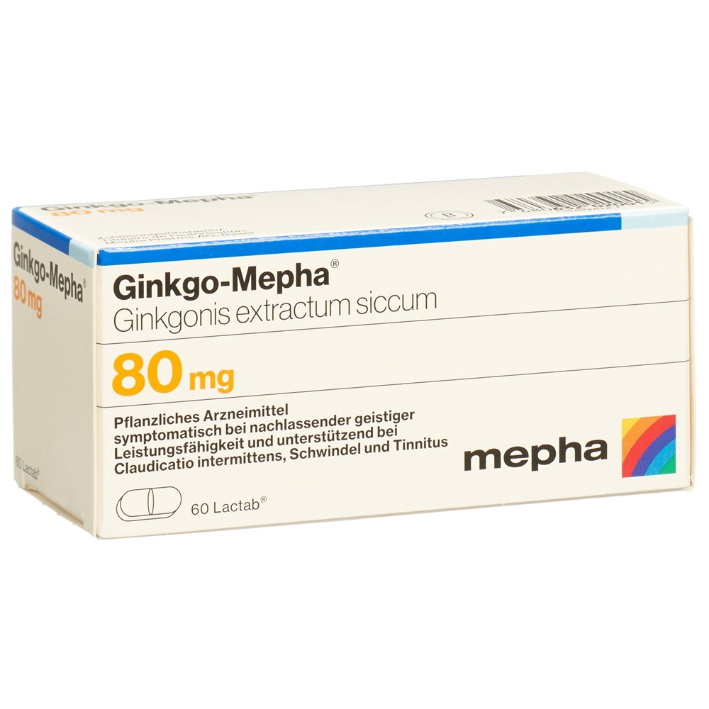 GINKGO Mepha 80 mg, image principale