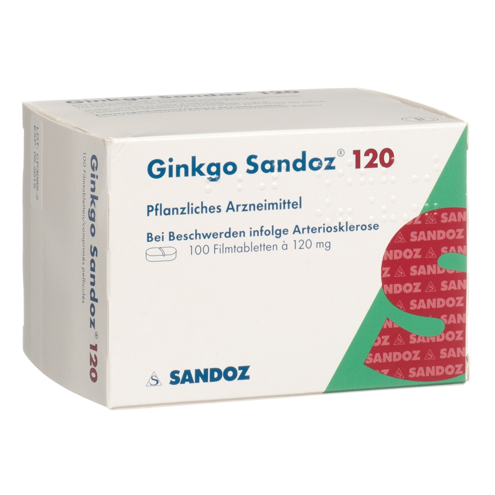 GINKGO Sandoz 120 mg, image principale