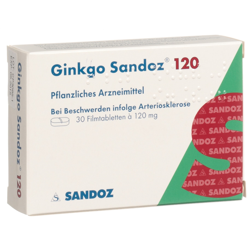 GINKGO Sandoz 120 mg, image principale