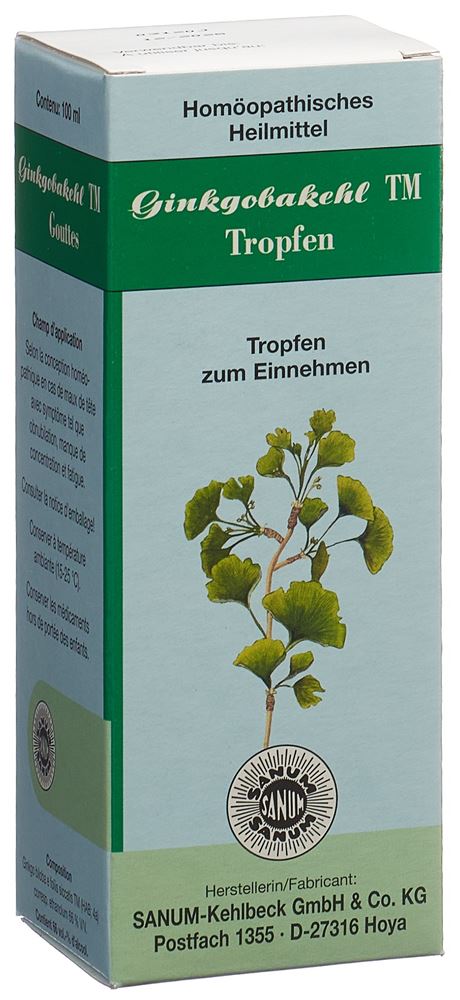 GINKGOBAKEHL gouttes fl 100 ml, image principale