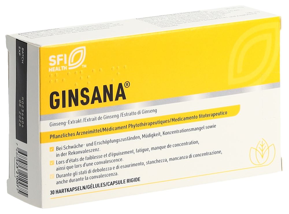 GINSANA caps blist 30 pce