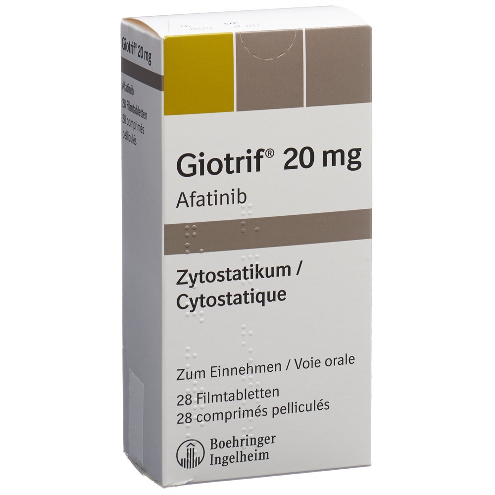 Giotrif cpr pell 20 mg blist 28 pce, image principale