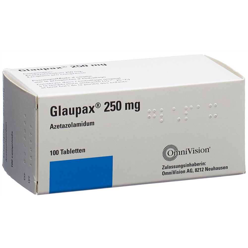 GLAUPAX Tabl 250 mg Blist 100 Stk, Hauptbild