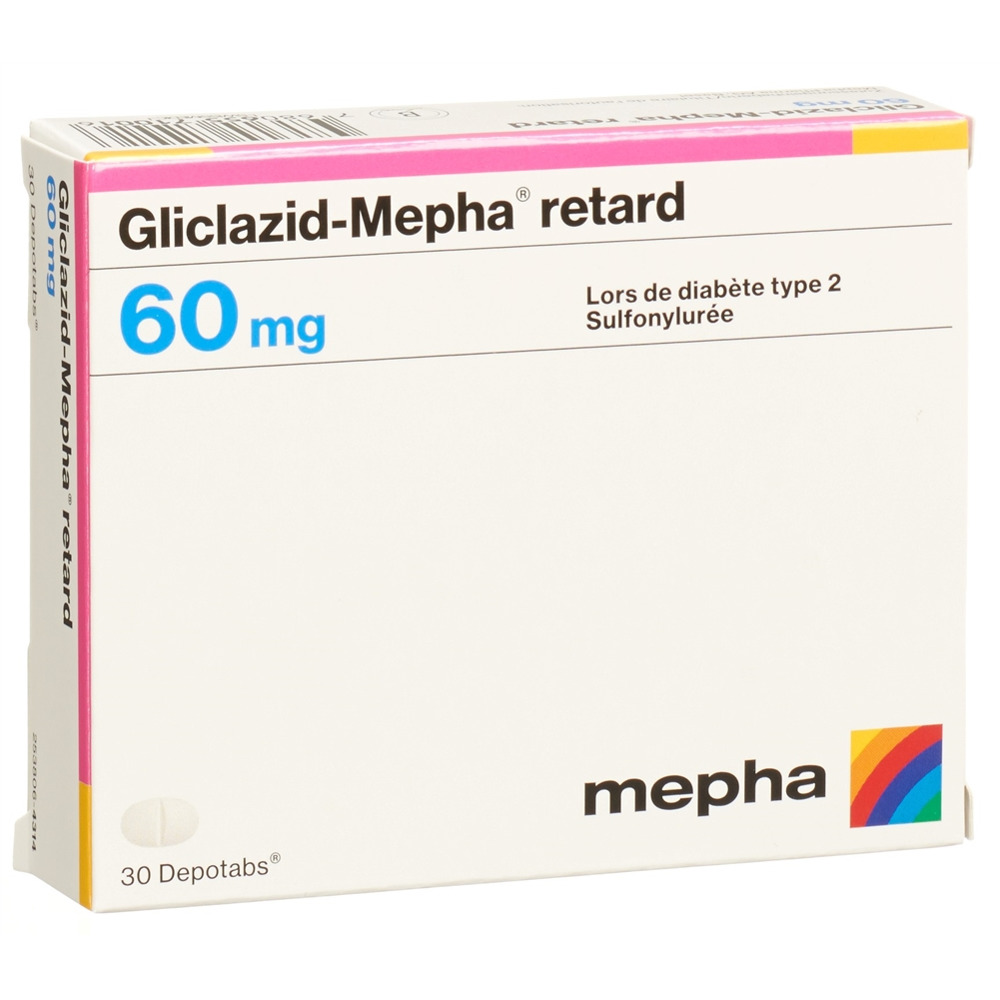 GLICLAZIDE retard 60 mg, image 2 sur 2