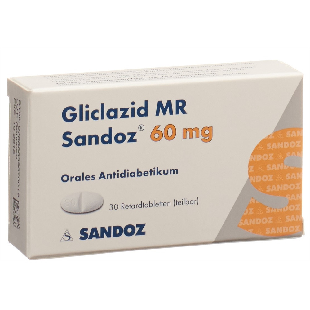 GLICLAZIDE Sandoz 60 mg, image principale