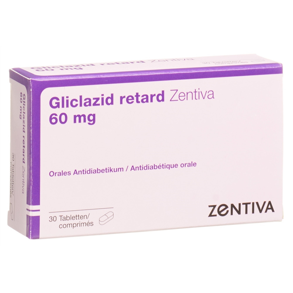 GLICLAZIDE retard Zentiva 60 mg, image principale