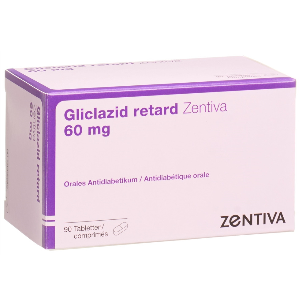 GLICLAZIDE retard Zentiva 60 mg, image principale