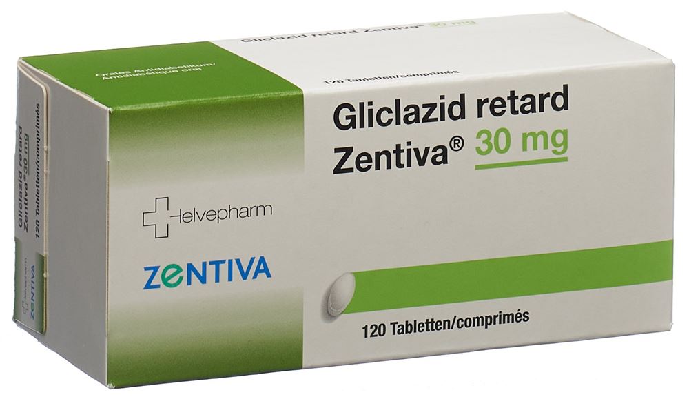 GLICLAZIDE retard Zentiva 30 mg, Hauptbild