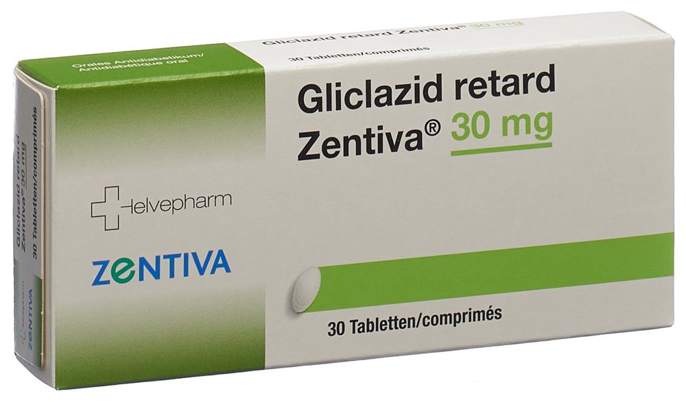 GLICLAZIDE retard Zentiva 30 mg, Hauptbild