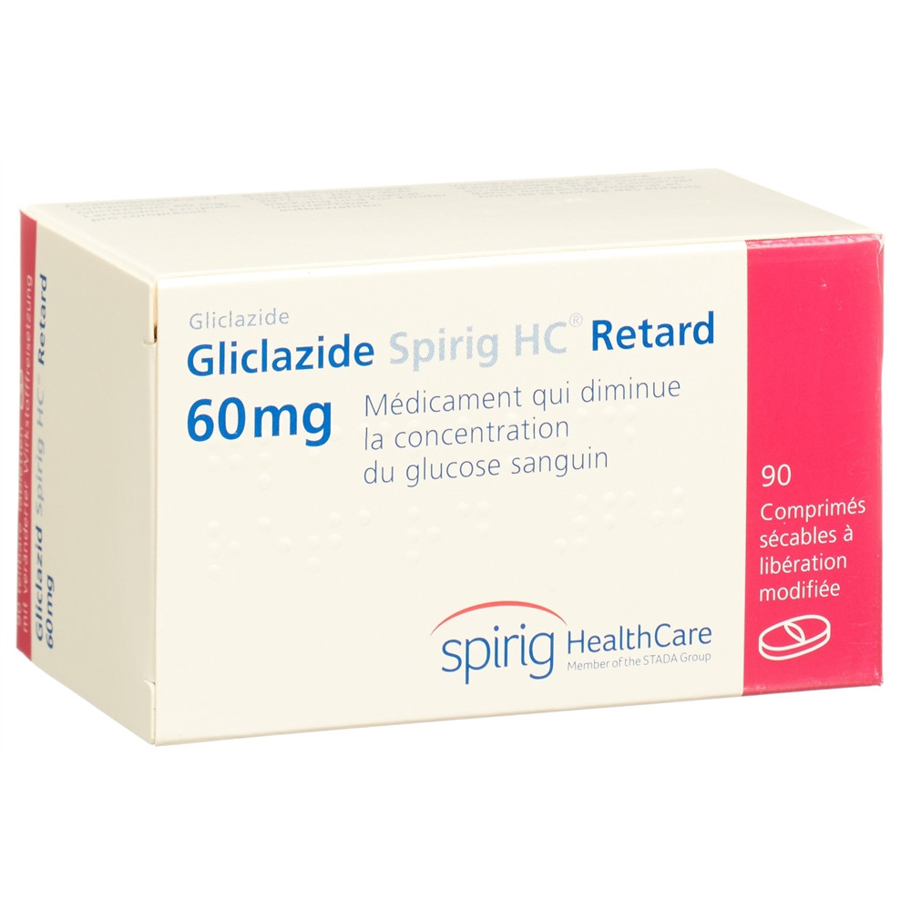 GLICLAZIDE Retard 60 mg, image 2 sur 2