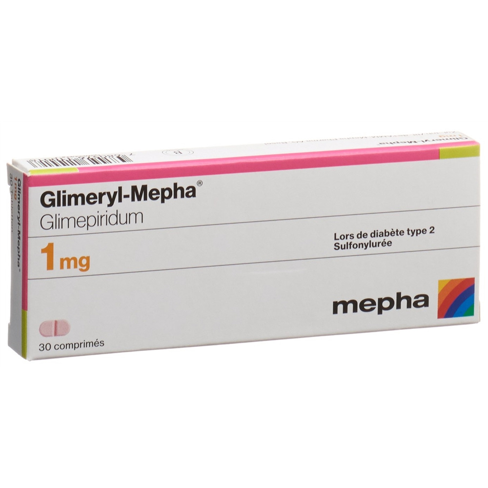 GLIMERYL Mepha 1 mg, image 2 sur 2