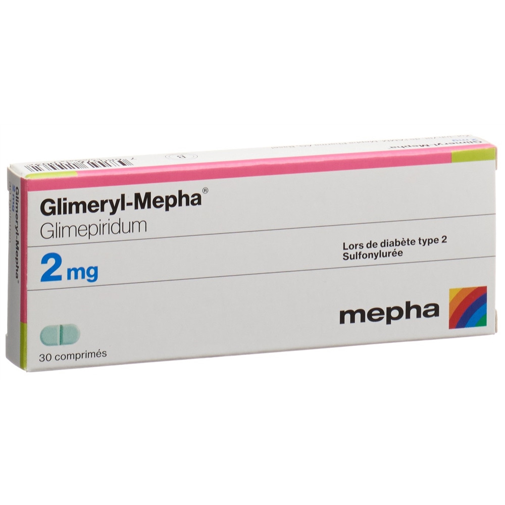 GLIMERYL Mepha 2 mg, image 2 sur 2