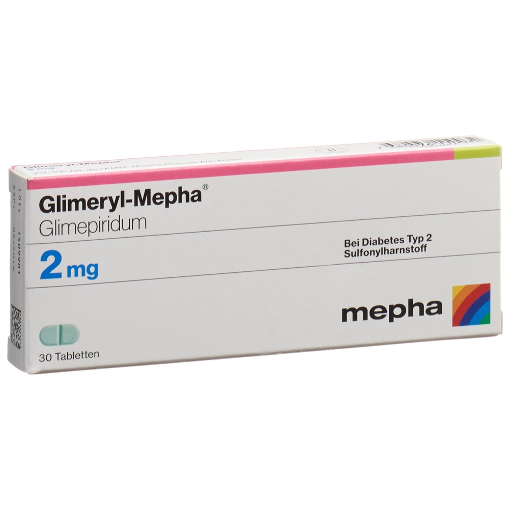 GLIMERYL Mepha 2 mg, image principale