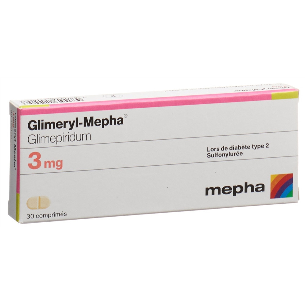 GLIMERYL Mepha 3 mg, image 2 sur 2