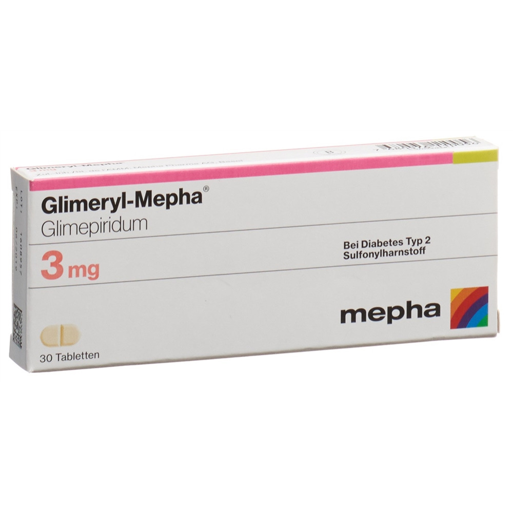 GLIMERYL Mepha 3 mg, image principale