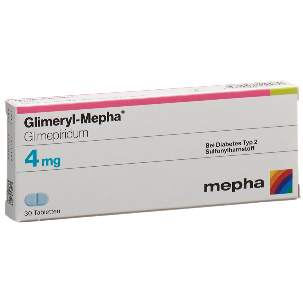 GLIMERYL Mepha 4 mg, image principale