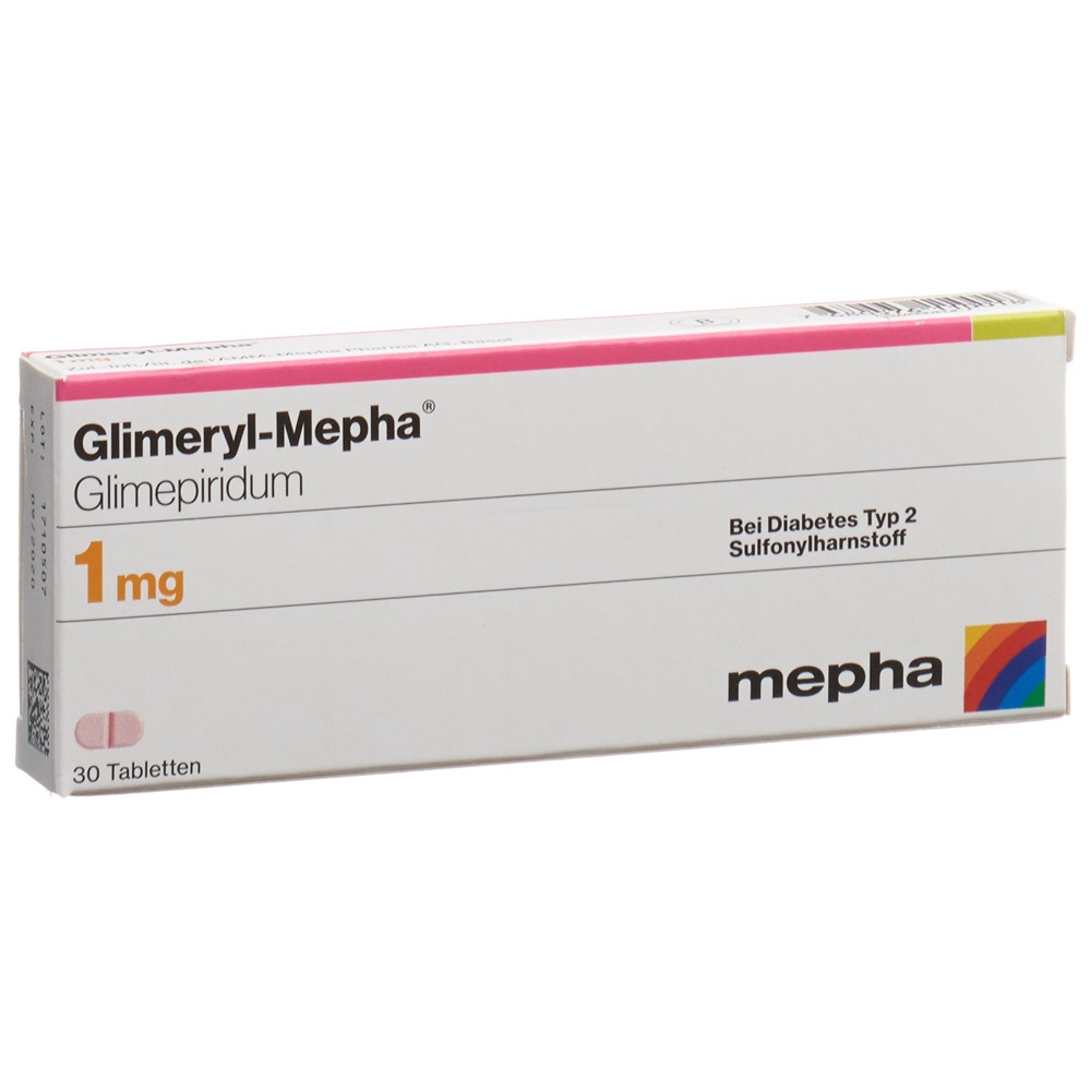GLIMERYL Mepha 1 mg, Hauptbild