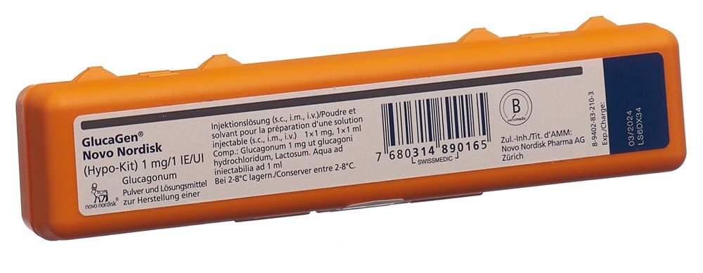 GLUCAGEN Novo Hypo-Kit 1 mg, image principale