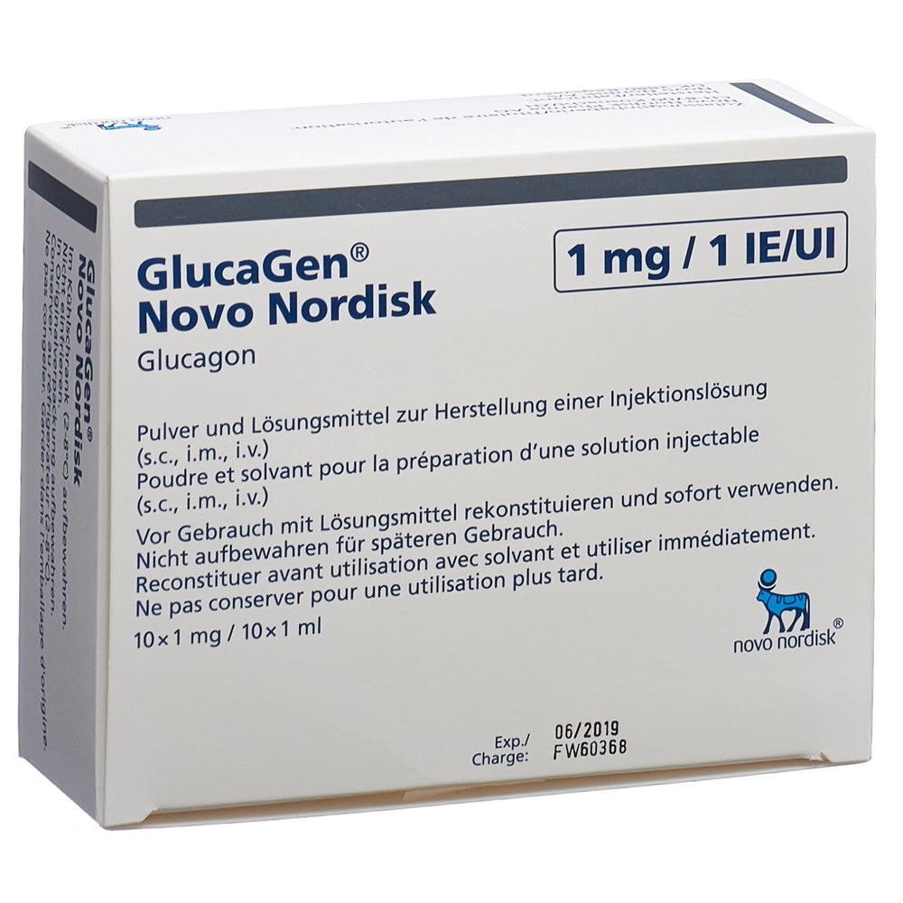 GLUCAGEN Novo 1 mg, image principale