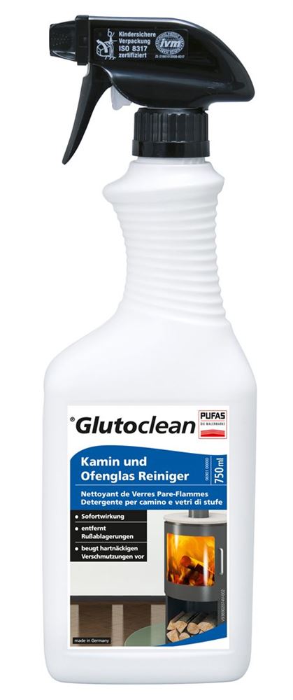 GLUTOCLEAN Nettoyant pour cheminée et vitres de four, image principale