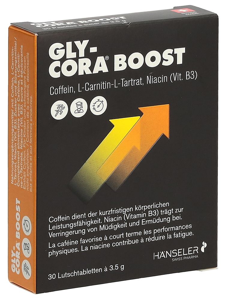 Gly-Cora Boost Lutschtabl 30 Stk, Hauptbild